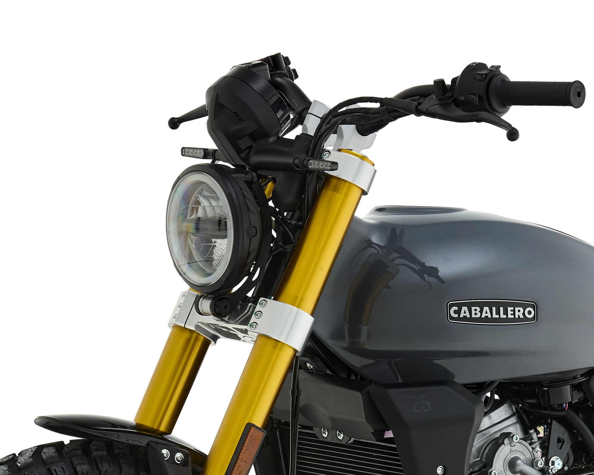 FANTIC CABALLERO Scrambler 125 DEULUXE MY25 左右のターンシグナルを含むすべての灯火をLED化。3.5インチLCD丸型ディスプレーを装備。 | 輸入発売元 MOTORISTS モータリスト合同会社