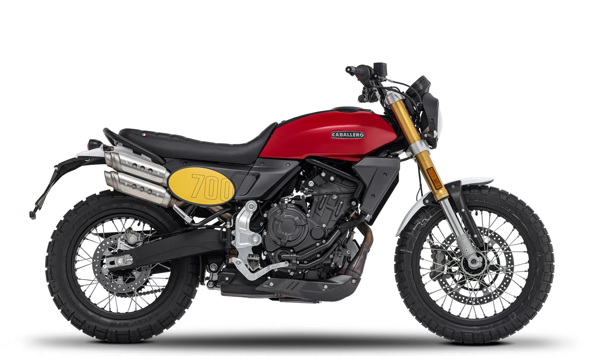 FANTIC CABALLERO Scrambler 700 クラシックレッド