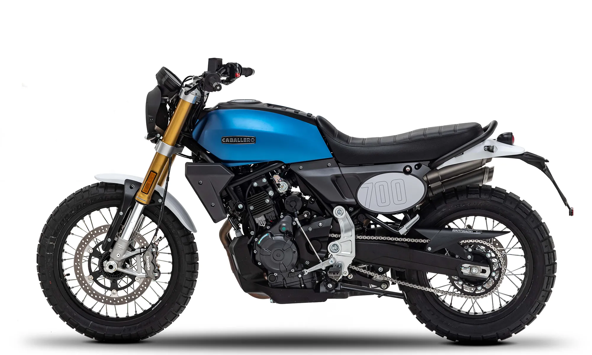 FANTIC CABALLERO Scrambler 700 マットメタリックブルー