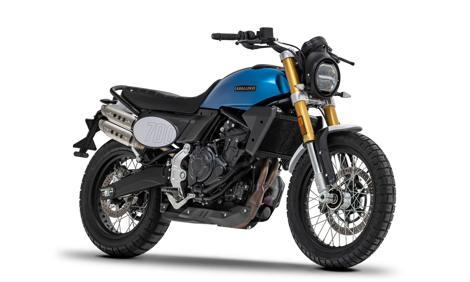 FANTIC CABALLERO Scrambler 700 マットメタリックブルー