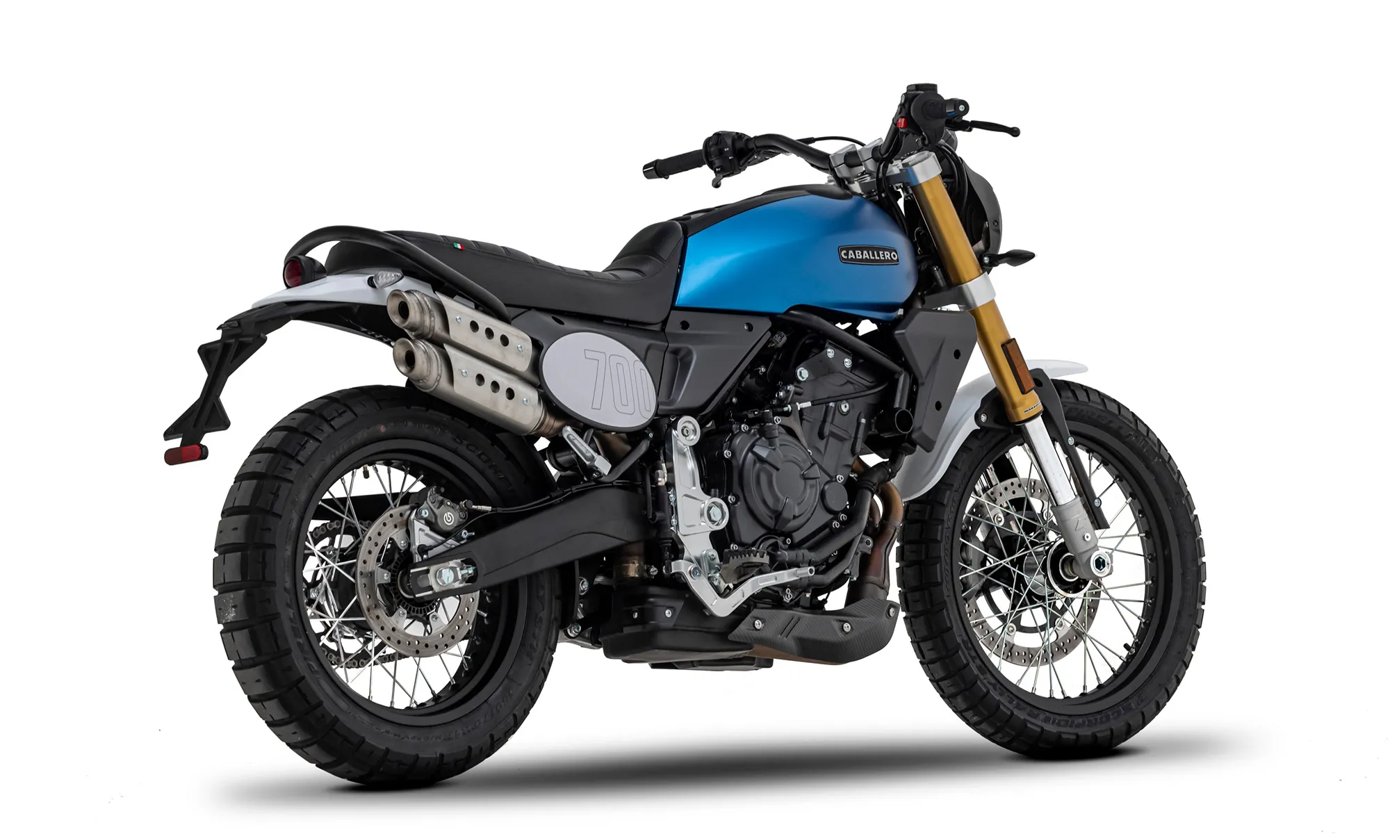 FANTIC CABALLERO Scrambler 700 マットメタリックブルー