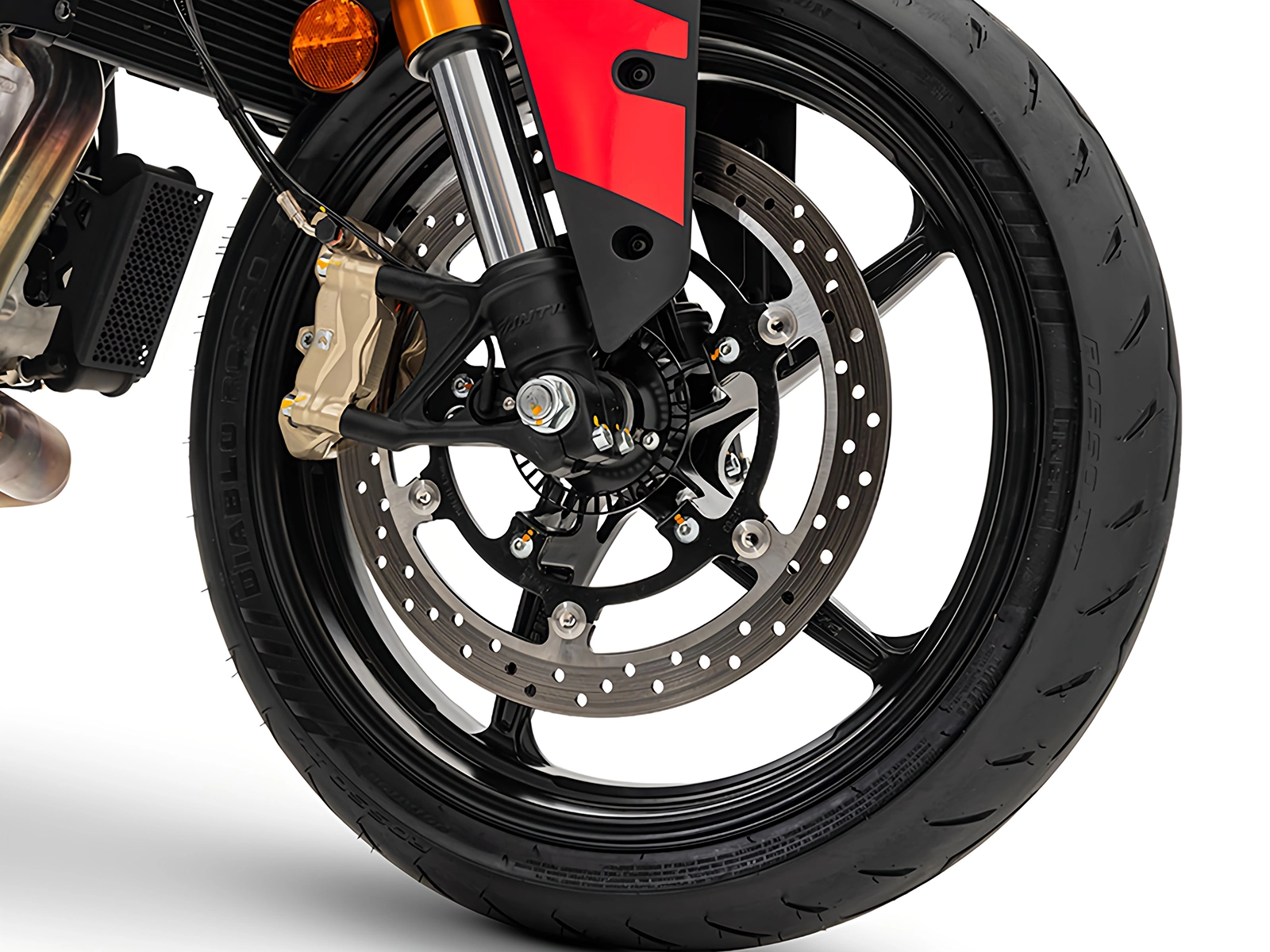 FANTIC STEALTH 500 320mmBYBRE（ブレンボOEM）フロントディスク（ラジアルキャリパー）コーナリングABSも標準装。 | 輸入発売元 MOTORISTS モータリスト合同会社